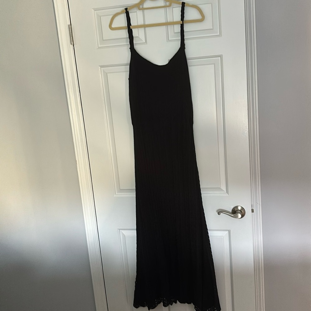 NWT. Black Long Sweater Dress